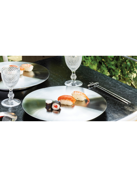 FINGER FOOD ACCIAIO: vendita online SET 12 BACCHETTE SUSHI SQUARE ABERT IN ACCIAIO INOX in offerta