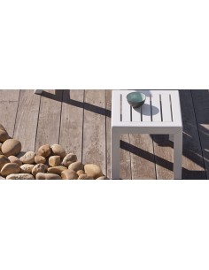 TAVOLI: vendita online TAVOLINO MIAMI GROSFILLEX BIANCO 40 X 40 CM ALTEZZA 35 CM IN POLIPROPILENE in offerta 2