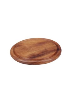 VASSOI-TAGLIERI LEGNO: vendita online TAGLIERE EVA ROTONDO IN LEGNO DI ACACIA 30 CM KAUFGUT in offerta