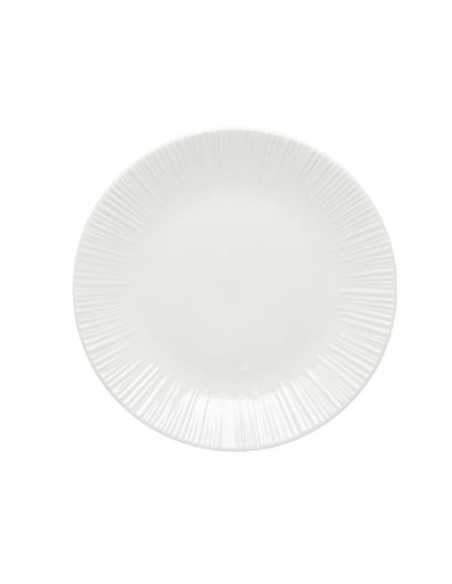 PIATTI: vendita online PIATTO PIANO CM. 17 ZENITH IN PORCELLANA BIANCO in offerta