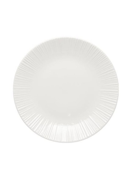 PIATTI: vendita online PIATTO PIANO CM.28 ZENITH IN PORCELLANA BIANCO in offerta