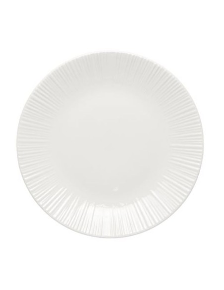 PIATTI: vendita online PIATTO PIANO CM.30 ZENITH IN PORCELLANA BIANCO in offerta
