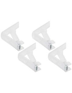 ACCESSORI: vendita online 4 FERMATOVAGLIE TRASPARENTE EVA A MOLLA RESISTENTI in offerta 2