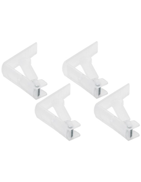 ACCESSORI: vendita online 4 FERMATOVAGLIE TRASPARENTE EVA A MOLLA RESISTENTI in offerta