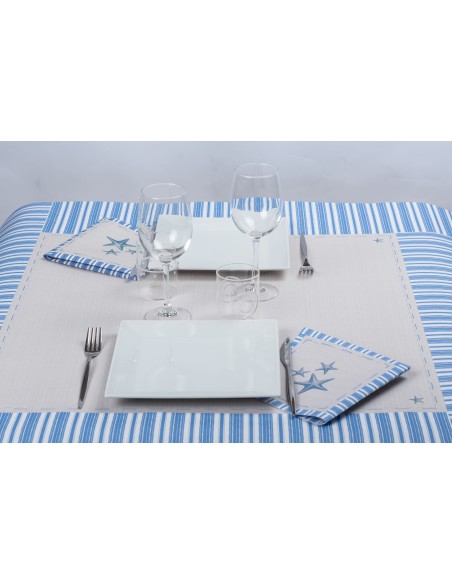 TOVAGLIE-TOVAGLIETTE-TOVAGLIOLI: vendita online CONFEZIONE 20 TOVAGLIE BALI RO.IAL 100 X 100 CM SABBIA IN TNT in offerta