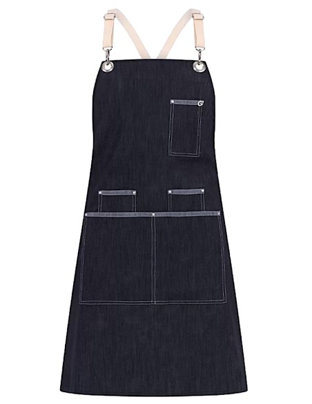 GREMBIULI: vendita online GREMBIULE PAROS IN JEANS BLU GIBLOR'S in offerta