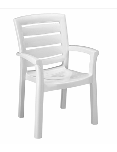 AMAZON POLTRONA MAXI BIANCA IMPILABILE
