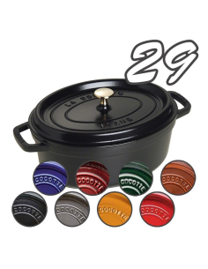 COCOTTE TONDA CM.24 GHISA SMALTATA