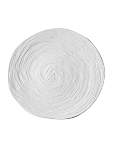 MATRIX: vendita online PIATTO PRESENTAZIONE MATRIX CM. 20, 5 IN PORCELLANA BIANCA CON DECORO IN RILIEVO TABLE TOP in offerta