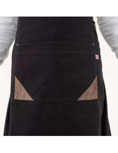 GREMBIULI: vendita online GREMBIULE KARPATHOS NERO UNISEX GIBLOR'S in offerta 2