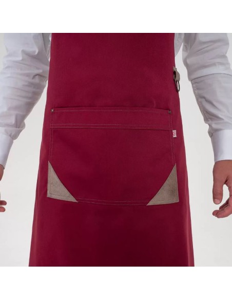 GREMBIULI: vendita online GREMBIULE KARPATHOS BORDEAUX UNISEX GIBLOR'S in offerta