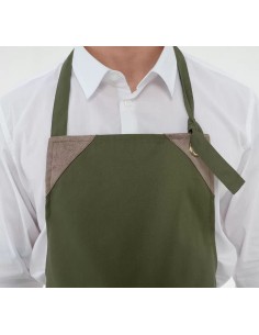 GREMBIULI: vendita online GREMBIULE KARPATHOS VERDE MILITARE UNISEX GIBLOR'S in offerta 2