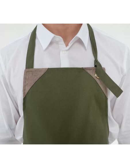 GREMBIULI: vendita online GREMBIULE KARPATHOS VERDE MILITARE UNISEX GIBLOR'S in offerta