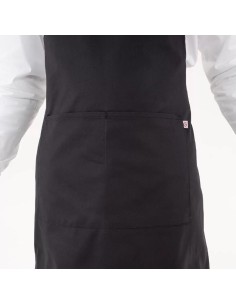 GREMBIULI: vendita online GREMBIULE MYKONOS NERO TAGLIA UNICA GIBLOR'S in offerta 2