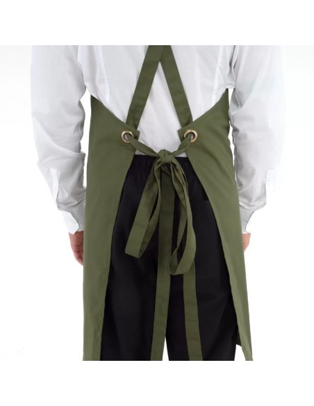 GREMBIULI: vendita online GREMBIULE MYKONOS VERDE MILITARE TAGLIA UNICA GIBLOR'S in offerta