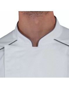 GIACCHE: vendita online GIACCA BIANCA GUIDO TG. XXL MANICA LUNGA GIBLOR'S in offerta 2