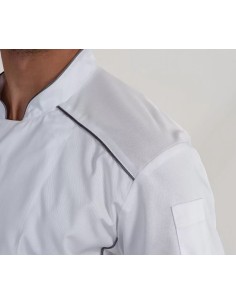 GIACCHE: vendita online GIACCA BIANCA OMAR TG. XL MANICA CORTA GIBLOR'S in offerta 2
