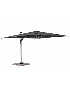 OMBRELLONI: vendita online OMBRELLONE ARIES DA GIARDINO CON BRACCIO LATERALE 3X4 MT GRIGIO (NO BASE) in offerta