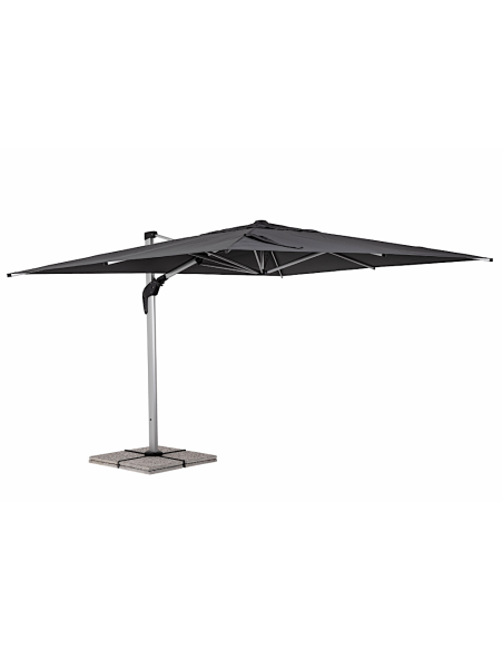 OMBRELLONI: vendita online OMBRELLONE ARIES DA GIARDINO CON BRACCIO LATERALE 3X4 MT GRIGIO (NO BASE) in offerta
