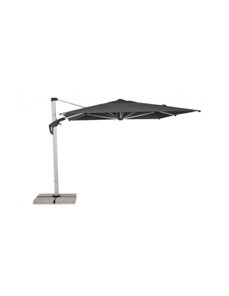 OMBRELLONI: vendita online OMBRELLONE ARIES DA GIARDINO CON BRACCIO LATERALE 3X4 MT GRIGIO (NO BASE) in offerta