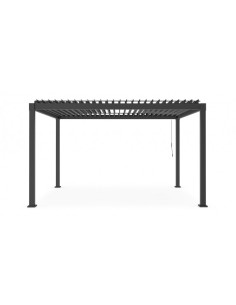 OMBRELLONI: vendita online PERGOLA GARDA 3X4 H.2,4MT ANTRACITE BIZZOTTO in offerta 2