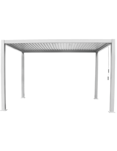 OMBRELLONI: vendita online PERGOLA BIOCLIMATICA TENERIFE MT.3X4 H.250 BIANCO SALMAR in offerta