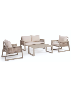 SALOTTINI: vendita online SALOTTO BEIGE CAPTIVA PEYOTE CON CUSCINI in offerta