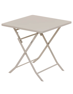 TAVOLI: vendita online TAVOLO QUADRATO DA GIARDINO PIEGHEVOLE CM.70X70 GREENSBORO ARGILLA HESPERIDE in offerta