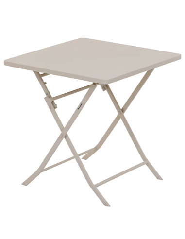 TAVOLI: vendita online TAVOLO QUADRATO DA GIARDINO PIEGHEVOLE CM.70X70 GREENSBORO ARGILLA HESPERIDE in offerta