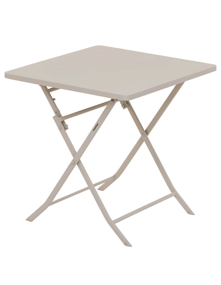 TAVOLI: vendita online TAVOLO QUADRATO DA GIARDINO PIEGHEVOLE CM.70X70 GREENSBORO ARGILLA HESPERIDE in offerta