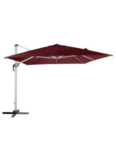 OUTLET: vendita online OMBRELLONE EQUADOR HESPERIDE 3 X 4 METRI BORDEAUX IN ALLUMINIO (NO BASE) in offerta