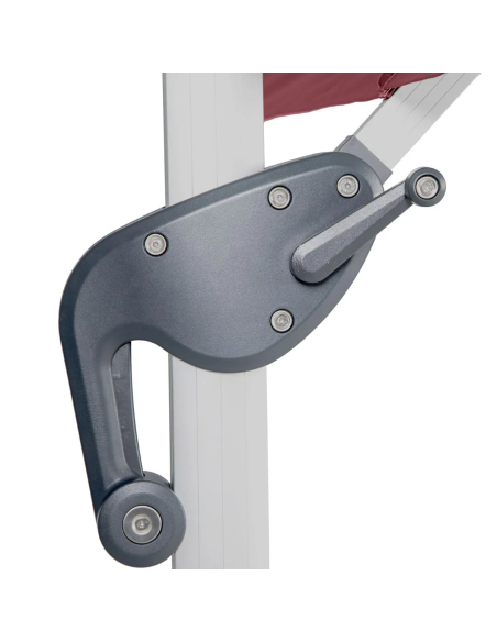 OUTLET: vendita online OMBRELLONE EQUADOR HESPERIDE 3 X 4 METRI BORDEAUX IN ALLUMINIO (NO BASE) in offerta