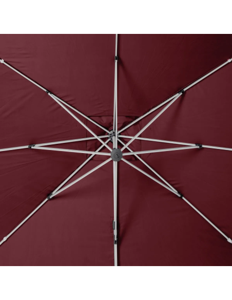 OUTLET: vendita online OMBRELLONE EQUADOR HESPERIDE 3 X 4 METRI BORDEAUX IN ALLUMINIO (NO BASE) in offerta