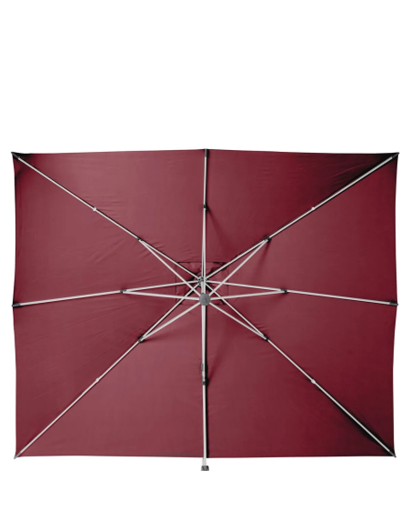 OUTLET: vendita online OMBRELLONE EQUADOR HESPERIDE 3 X 4 METRI BORDEAUX IN ALLUMINIO (NO BASE) in offerta