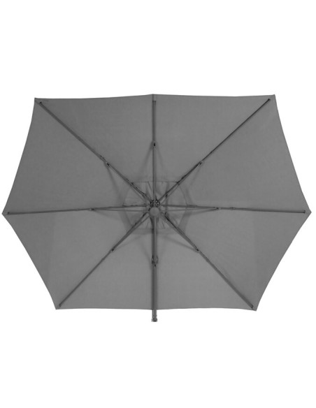 OUTLET: vendita online OMBRELLONE ESAGONALE ELEA HESPERIDE 3 X 4,2 METRI ARDESIA (NO BASE) in offerta