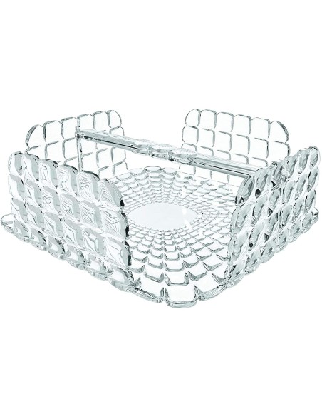 ALZATE-PORTATORTE-ESPOSITORI: vendita online TIFFANY PORTATOVAGLIOLI ORIZZONTALE CM.20X20X7,3H TRASPARENTE in offerta