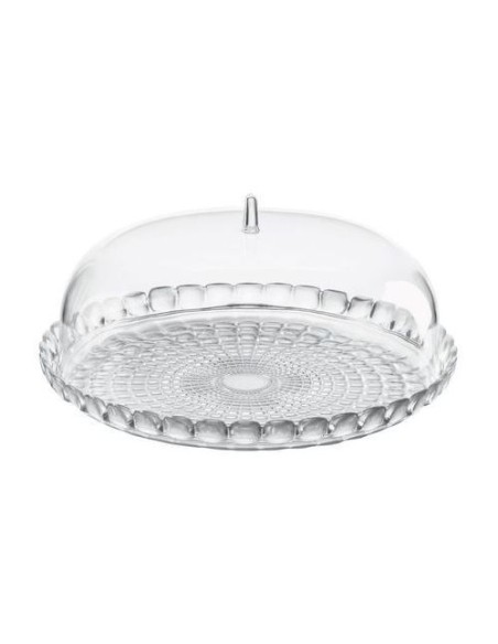 ALZATE-PORTATORTE-ESPOSITORI: vendita online TIFFANY SET TORTIERA CM.36 TRASPARENTE in offerta