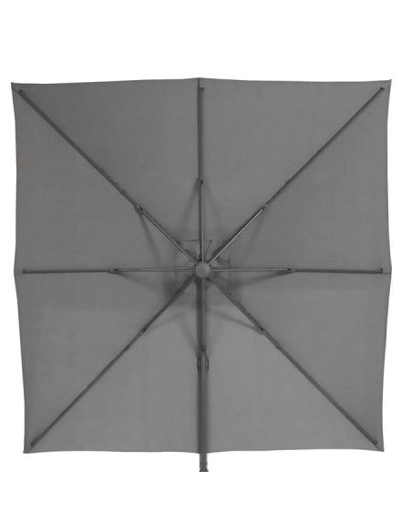 OUTLET: vendita online OMBRELLONE ELEA HESPERIDE 3 X 3 METRI ARDESIA IN ALLUMINIO (NO BASE) in offerta