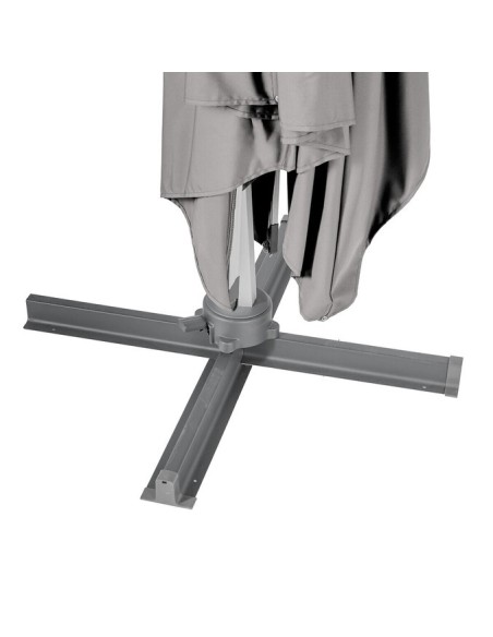 OMBRELLONI: vendita online OMBRELLONE EQUADOR HESPERIDE 3X3 GRIGIO IN ALLUMINIO (BASE NON INCLUSA) in offerta