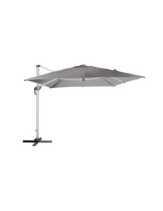 OMBRELLONI: vendita online OMBRELLONE EQUADOR HESPERIDE 3X3 GRIGIO IN ALLUMINIO (BASE NON INCLUSA) in offerta
