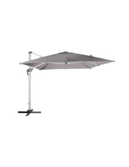 OMBRELLONI: vendita online OMBRELLONE EQUADOR HESPERIDE 3X3 GRIGIO IN ALLUMINIO (BASE NON INCLUSA) in offerta