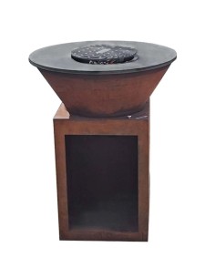 BARBECUE: vendita online BBQ IGNIS CON DISCO IN GHISA CON CASSETTO RACCOGLI CENERI MM.720X900H COMAS in offerta