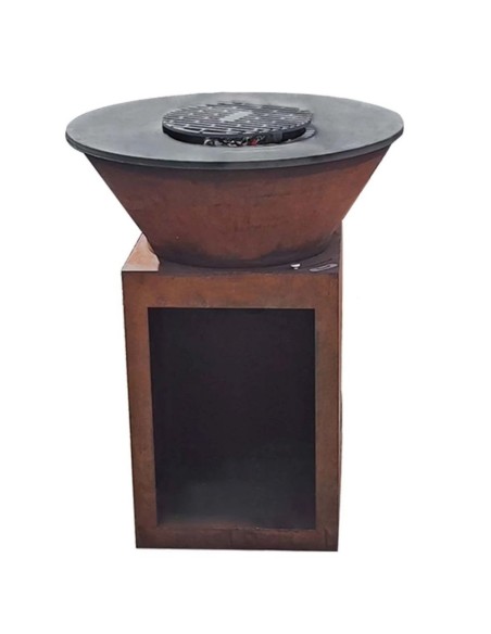 BARBECUE: vendita online BBQ IGNIS CON DISCO IN GHISA CON CASSETTO RACCOGLI CENERI MM.720X900H COMAS in offerta