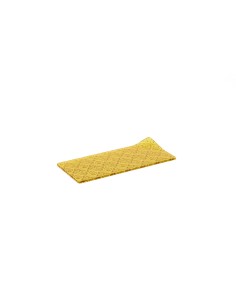 PIATTI: vendita online PIATTINO RETTANGOLARE IN VETRO GIALLO CM.12X24 AMBAR M COMAS in offerta