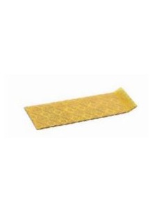 PIATTI: vendita online PIATTINO RETTANGOLARE CM.30X9 IN VETRO GIALLO LATO RIALZATO AMBAR COMAS in offerta