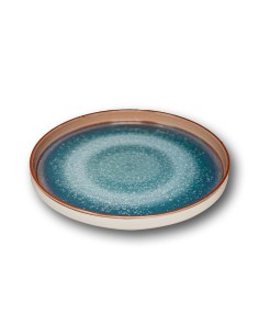 PIATTI: vendita online PIATTO PIANO ATLANTIS OSLO CM.24 BORDATO IN PORCELLANA SATURNIA in offerta