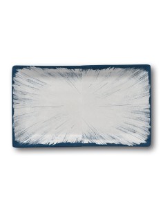 PIATTI: vendita online PIATTO RETTANGOLARE CM.29X17,5 FREEDOM KIMI IN PORCELLANA SATURNIA in offerta