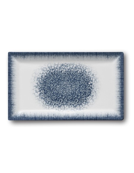 PIATTI: vendita online PIATTO RETTANGOLARE CM.29X17,5 NANCY KIMI IN PORCELLANA SATURNIA in offerta