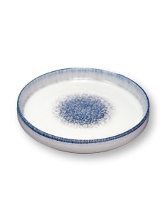 PIATTI: vendita online PIATTO PIANO CM. 24 BORDATO NANCY OSLO IN PORCELLANA SATURNIA in offerta