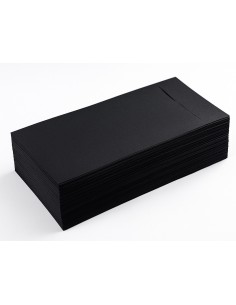 TOVAGLIE-TOVAGLIETTE-TOVAGLIOLI: vendita online CONFEZIONE 25 TOVAGLIOLO POCKET LIGHT RO.IAL 40 X 40 CM NERO in offerta